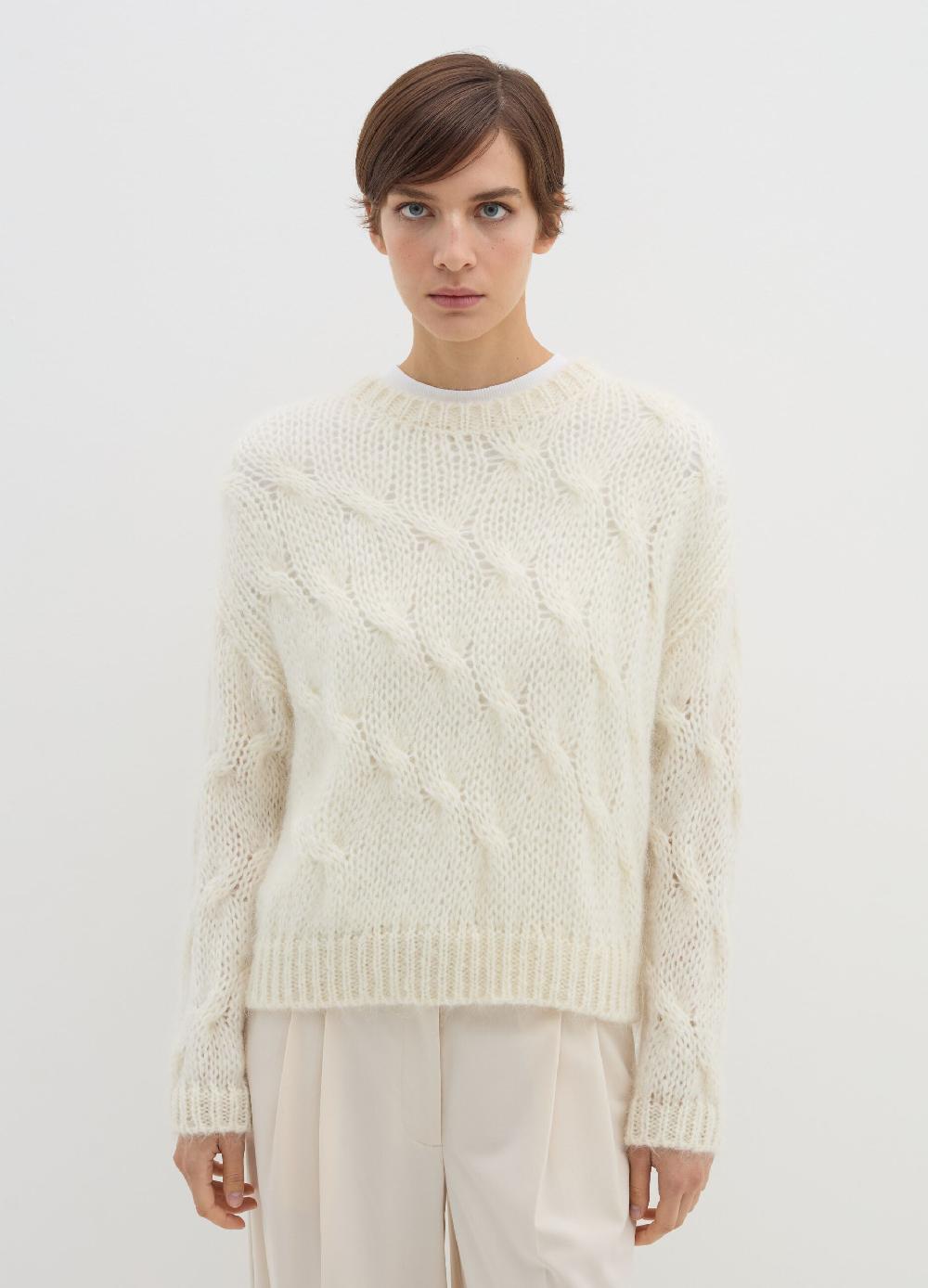 Stefanel Pullover oversize a treccia Online Outlet