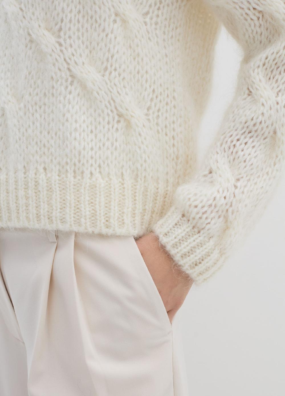 Stefanel Pullover oversize a treccia Online Outlet
