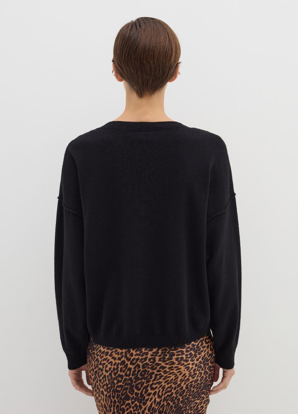 Stefanel Pullover in lana viscosa e cashmere con scollo a V Nuovi prodotti