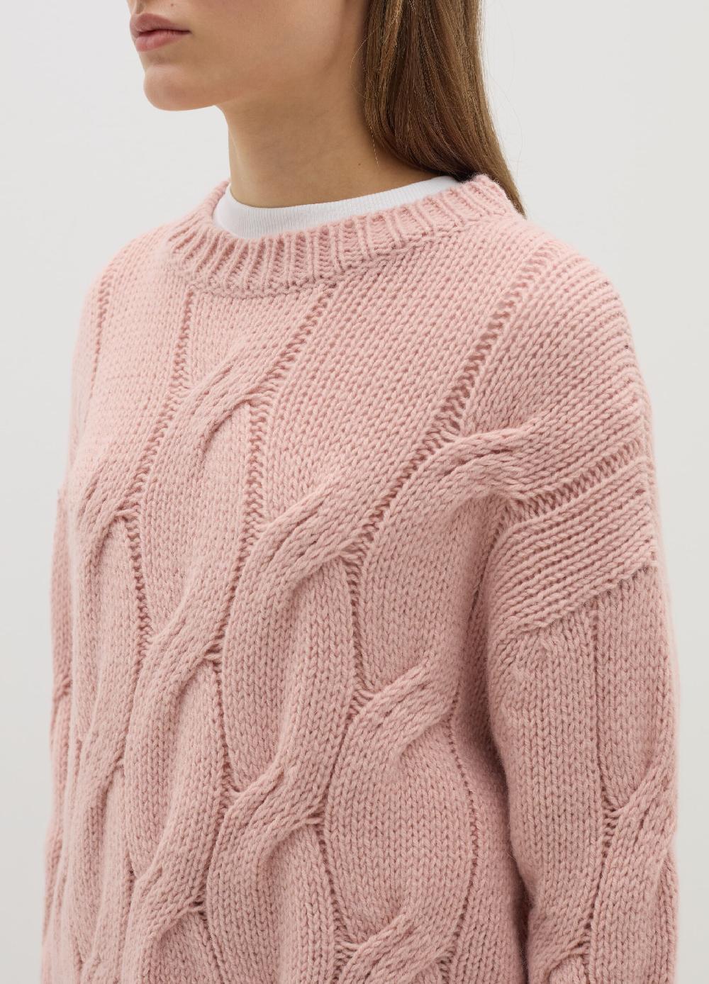 Stefanel Pullover oversize con lavorazione a treccia Ritorno libero