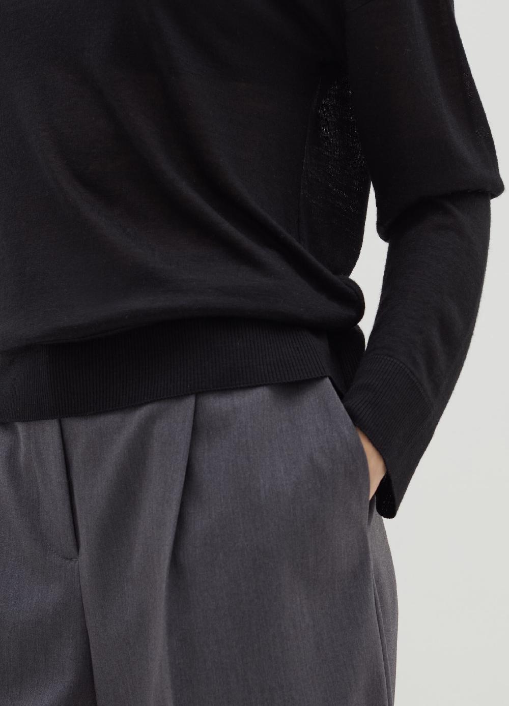 Stefanel Maglia a maniche lunghe in lana e Lyocell Promozione temporanea