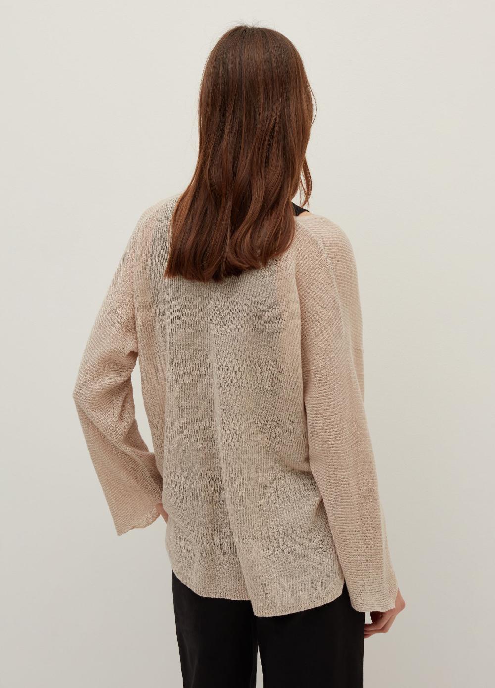 Stefanel Maglia in lino maniche a tre quarti Fino al 50% di sconto