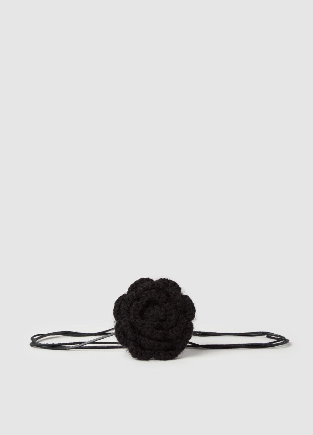Stefanel Cintura sottile con applicazione fiore Duty-free