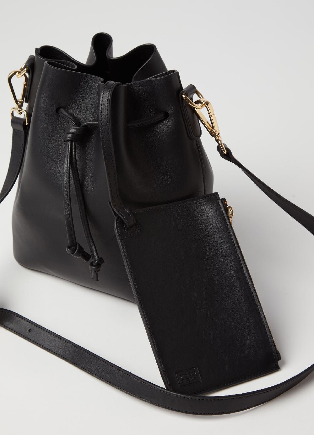 Stefanel Borsa a secchiello in pelle Saldi