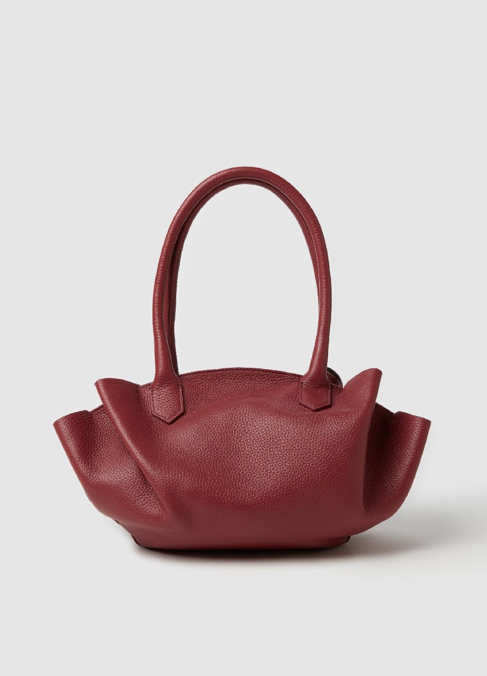 Stefanel Borsa shopper in pelle martellata Vendita Economica
