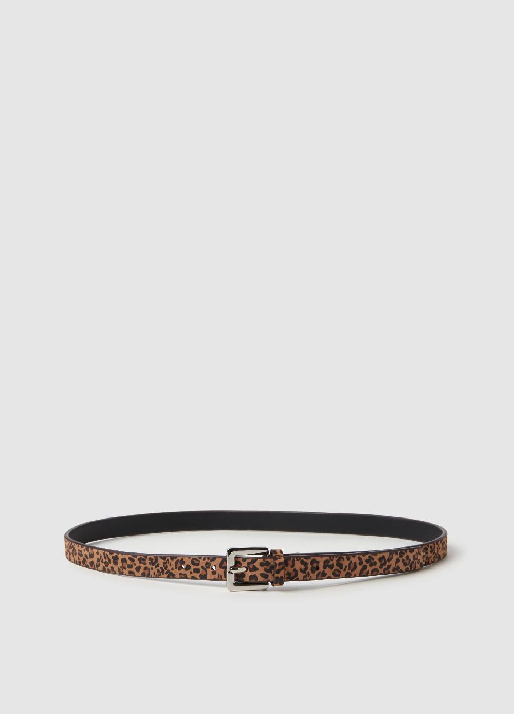 Stefanel Cintura in pelle animalier Vendite Flash