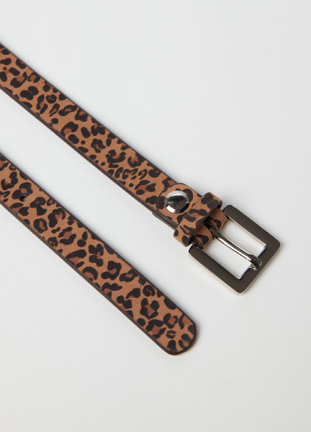 Stefanel Cintura in pelle animalier Vendite Flash