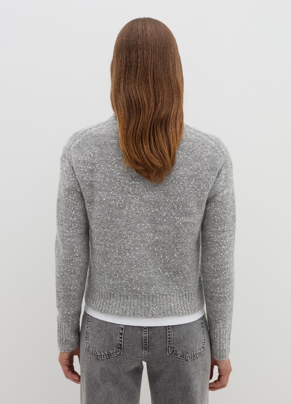 Stefanel Pullover in mohair con micro paillettes Fornitura limitata