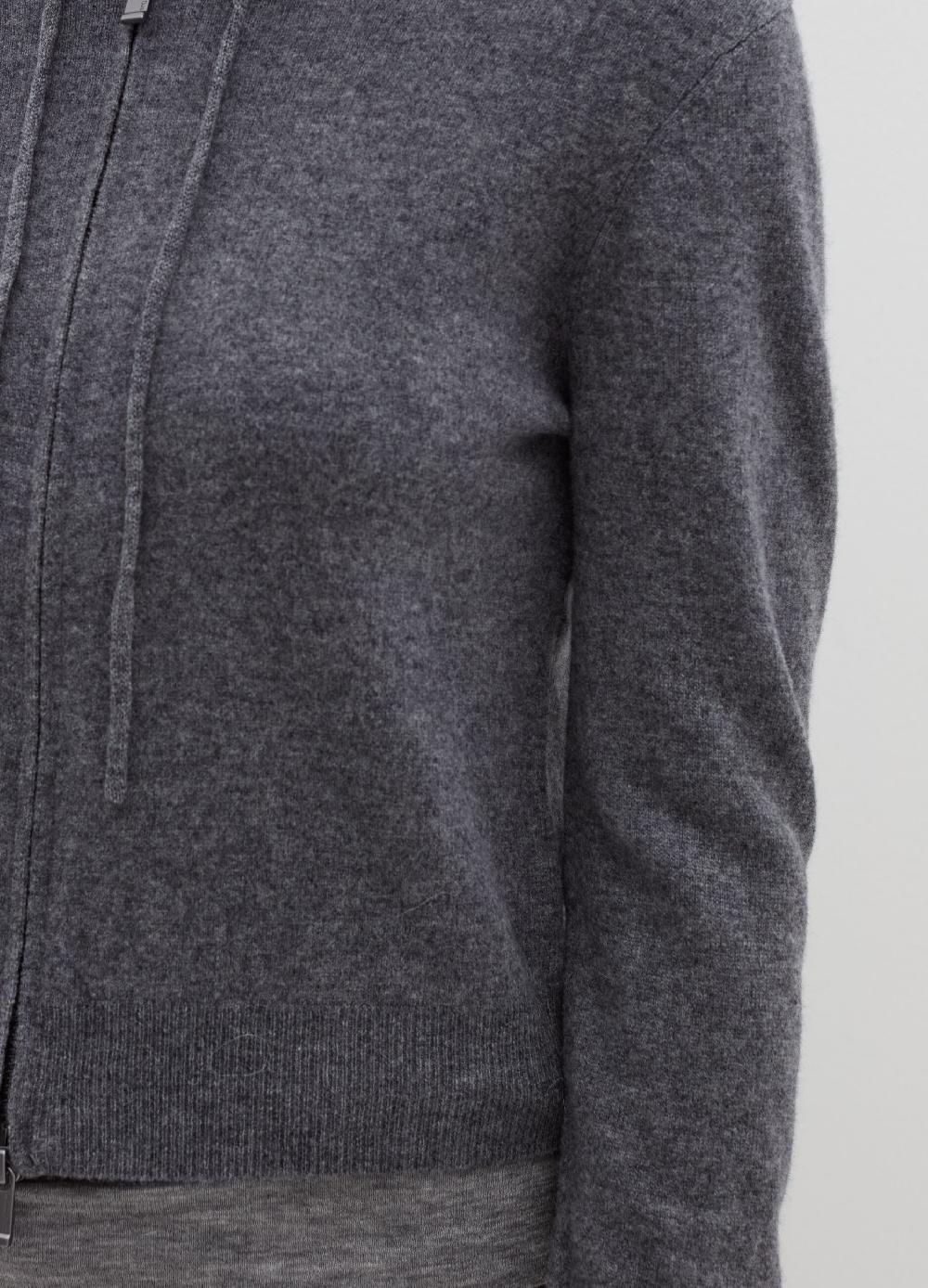 Stefanel Cardigan in lana e cashmere con cappuccio Black Friday