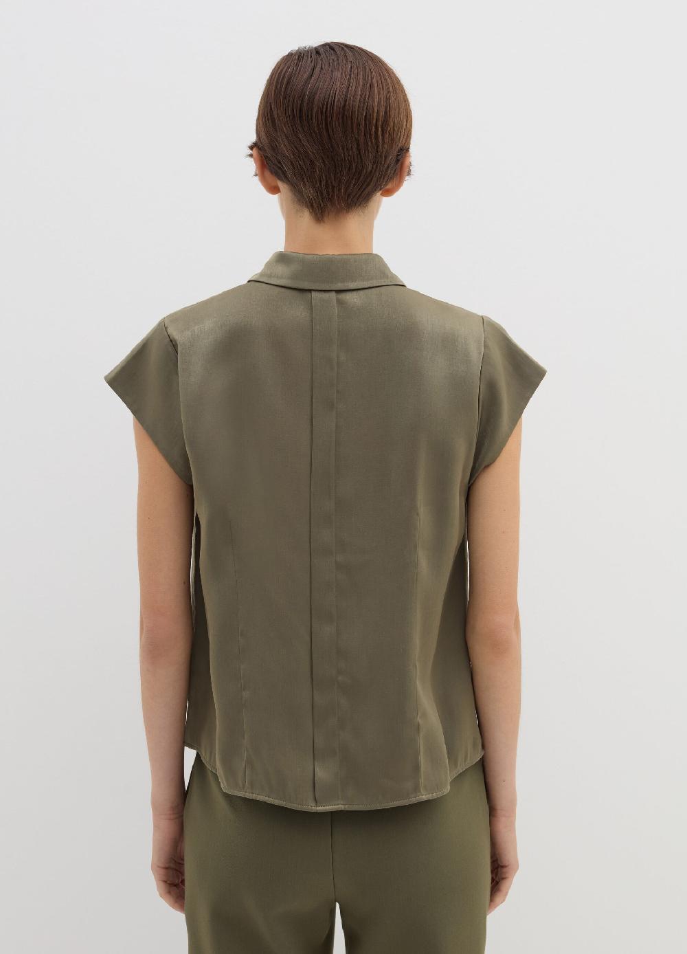 Stefanel Camicia in viscosa a maniche corte Cyber Monday