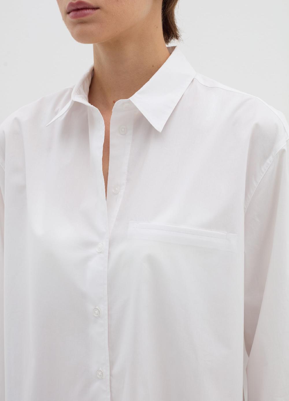 Stefanel Camicia in popeline tinta unita Offerta natalizia