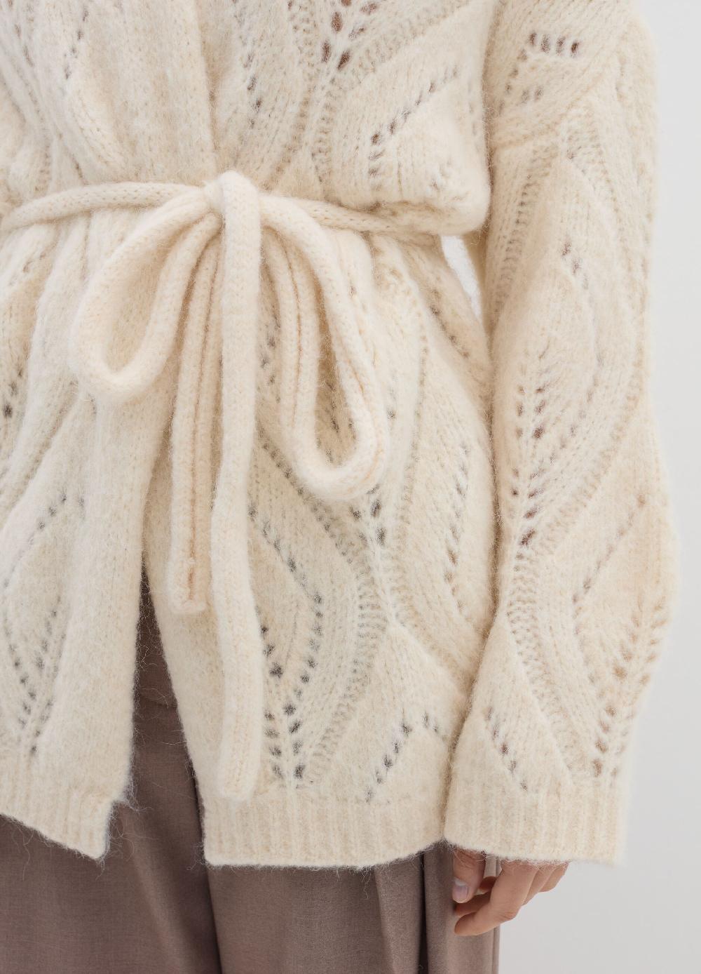 Stefanel Cardigan in alpaca con cintura Offerta Anniversario