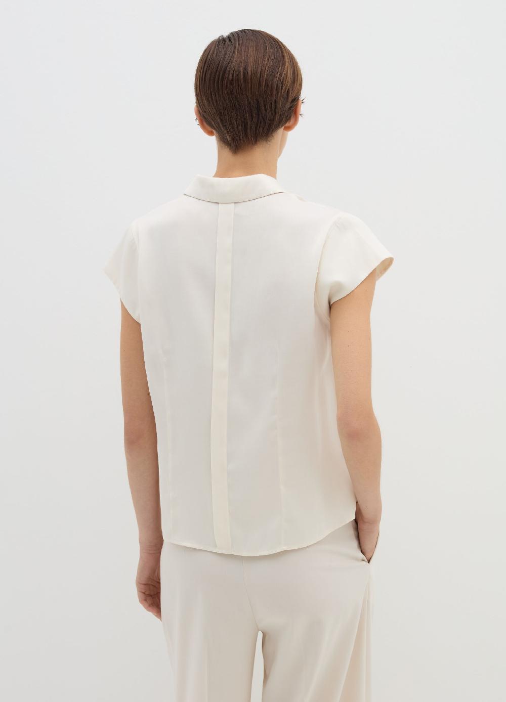 Stefanel Camicia in viscosa a maniche corte Lightning offer