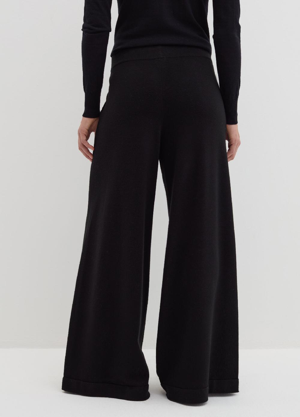 Stefanel Pantalone palazzo con pinces Prezzo basso