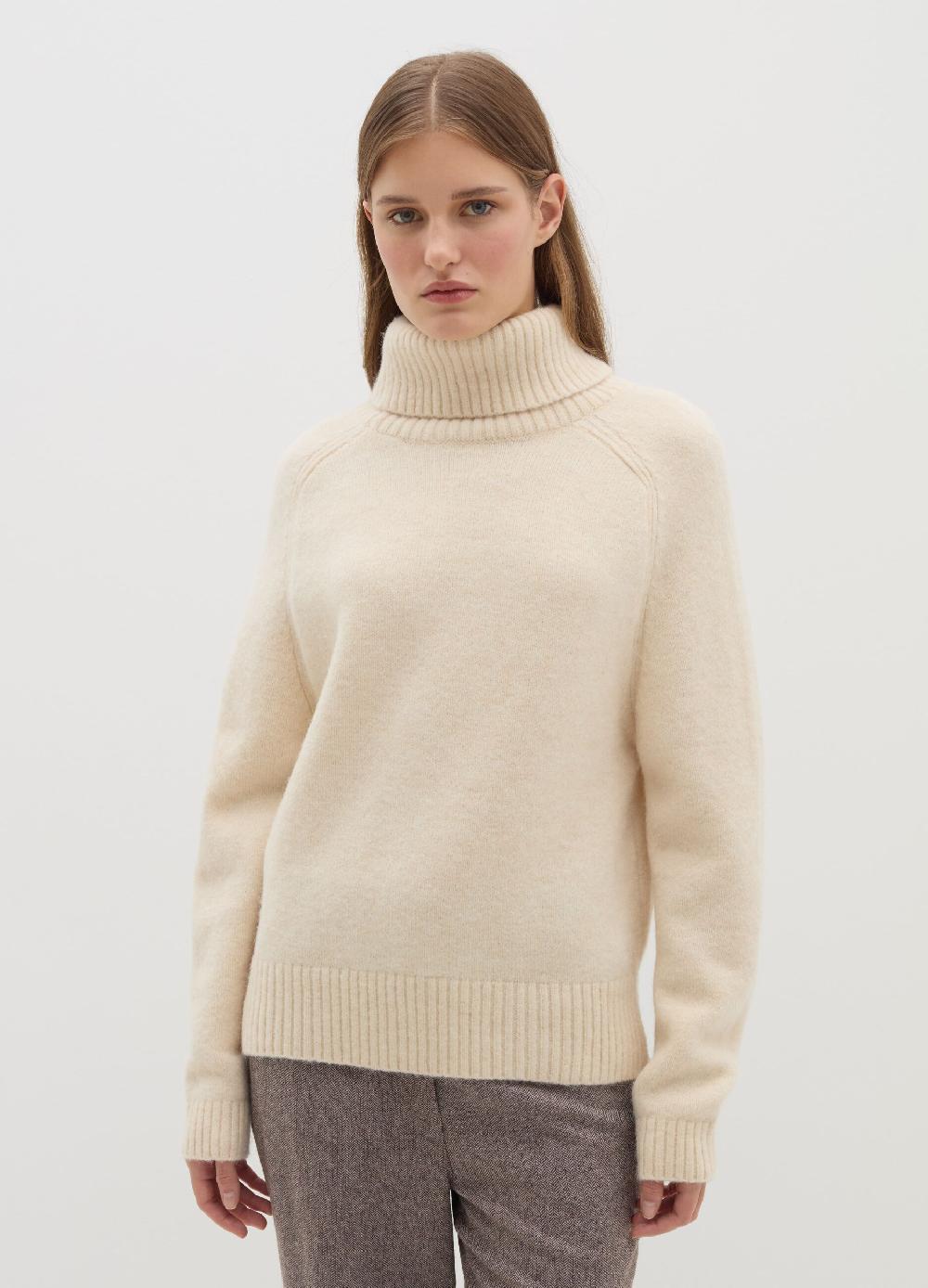 Stefanel Pullover a collo alto in alpaca e lana Offerta settimanale