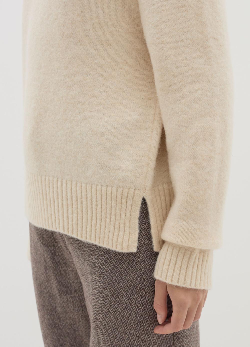 Stefanel Pullover a collo alto in alpaca e lana Offerta settimanale