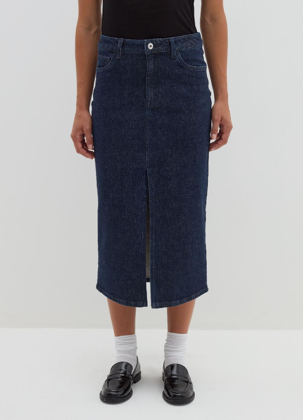 Stefanel Gonna lunga a tubo in denim ACQUISTA ORA