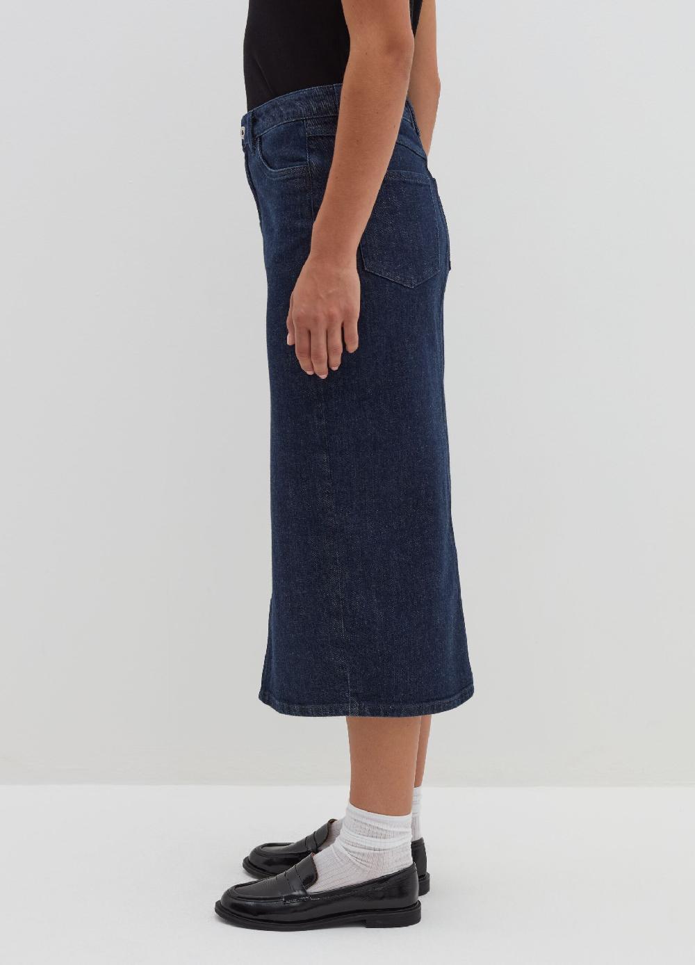 Stefanel Gonna lunga a tubo in denim ACQUISTA ORA