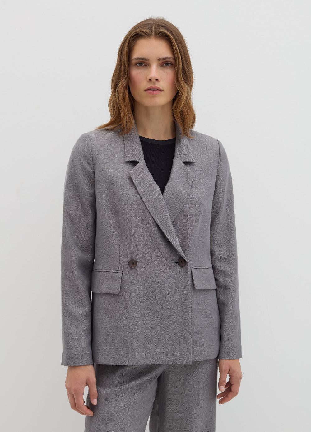 Stefanel Blazer doppiopetto in canapino Fino al 50% di sconto