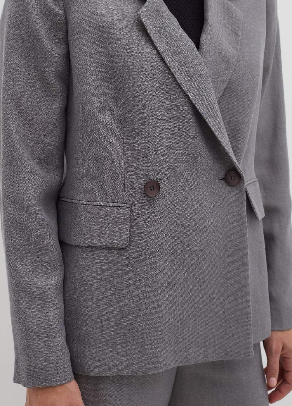 Stefanel Blazer doppiopetto in canapino Fino al 50% di sconto