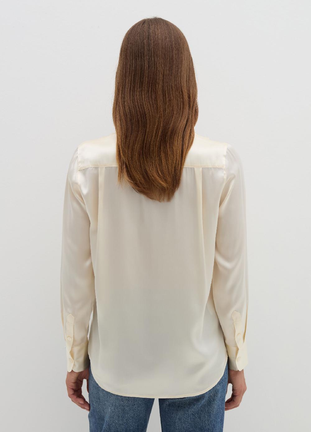 Stefanel Camicia in viscosa satin Discount Store per i nuovi prodotti