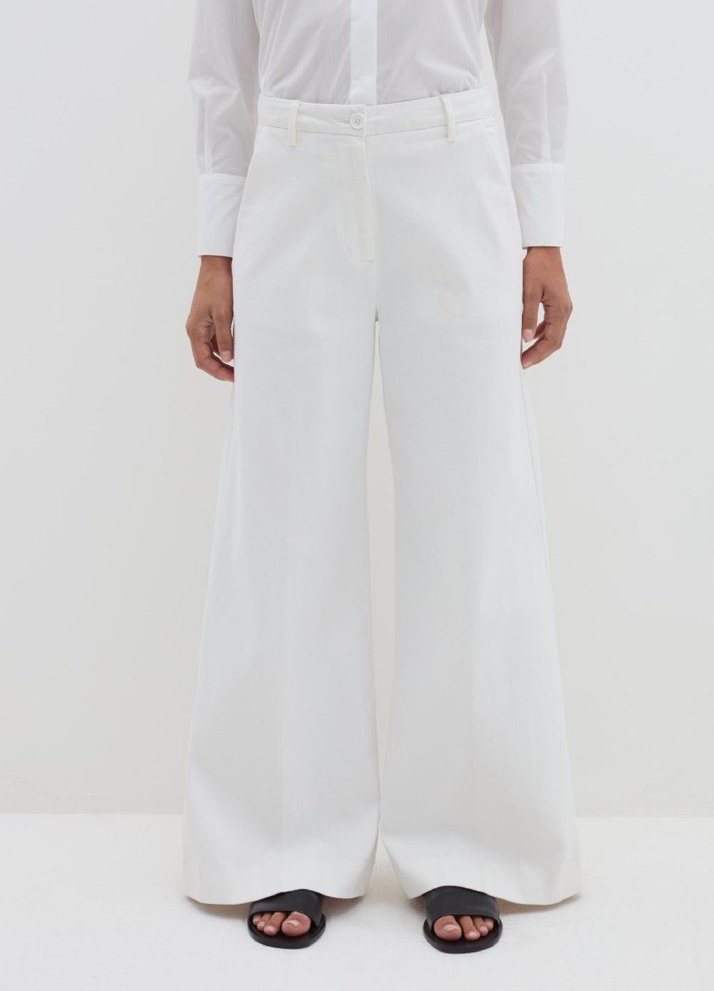 Stefanel Jeans a gamba larga in cotone stretch Solo un giorno rimasto