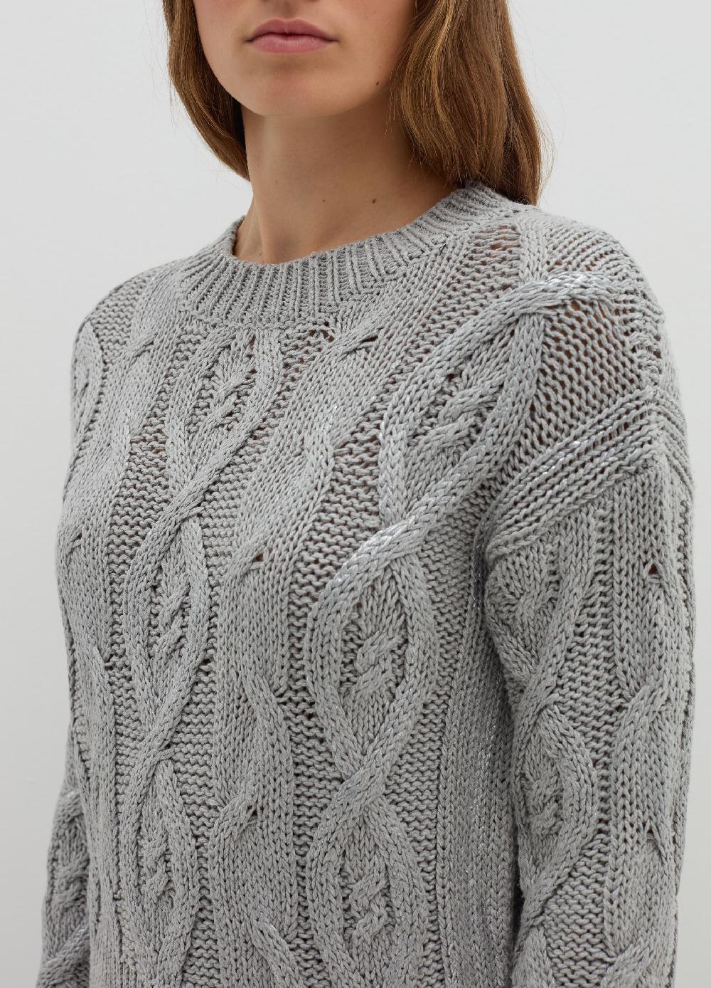 Stefanel Pullover a treccia in misto cotone 50% di sconto con spedizione gratuita