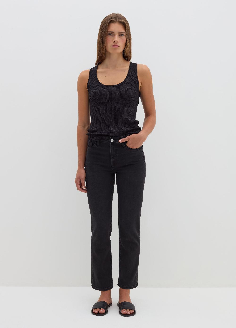 Stefanel Tank top a costine con lurex Officina