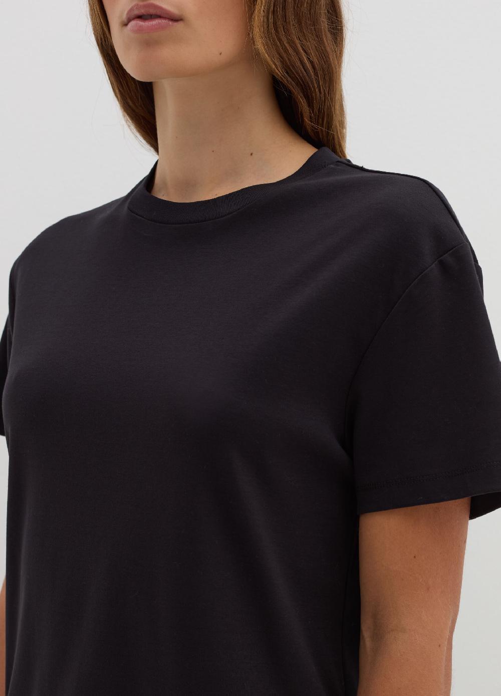 Stefanel T-shirt in jersey con scollo rotondo Esporta salva