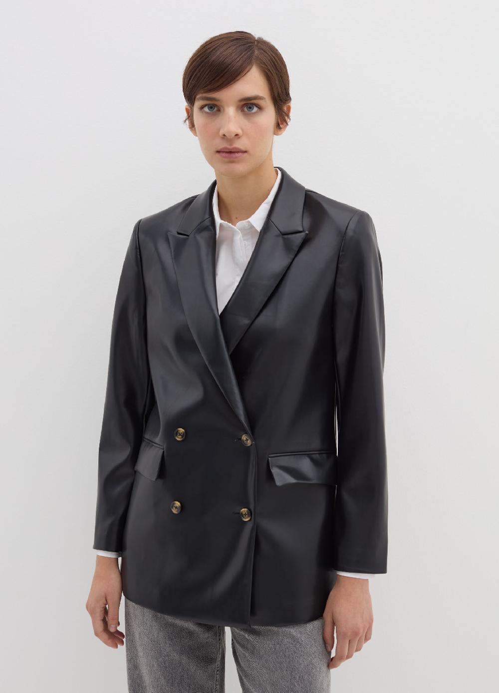 Stefanel Blazer doppiopetto effetto lucido Qualità