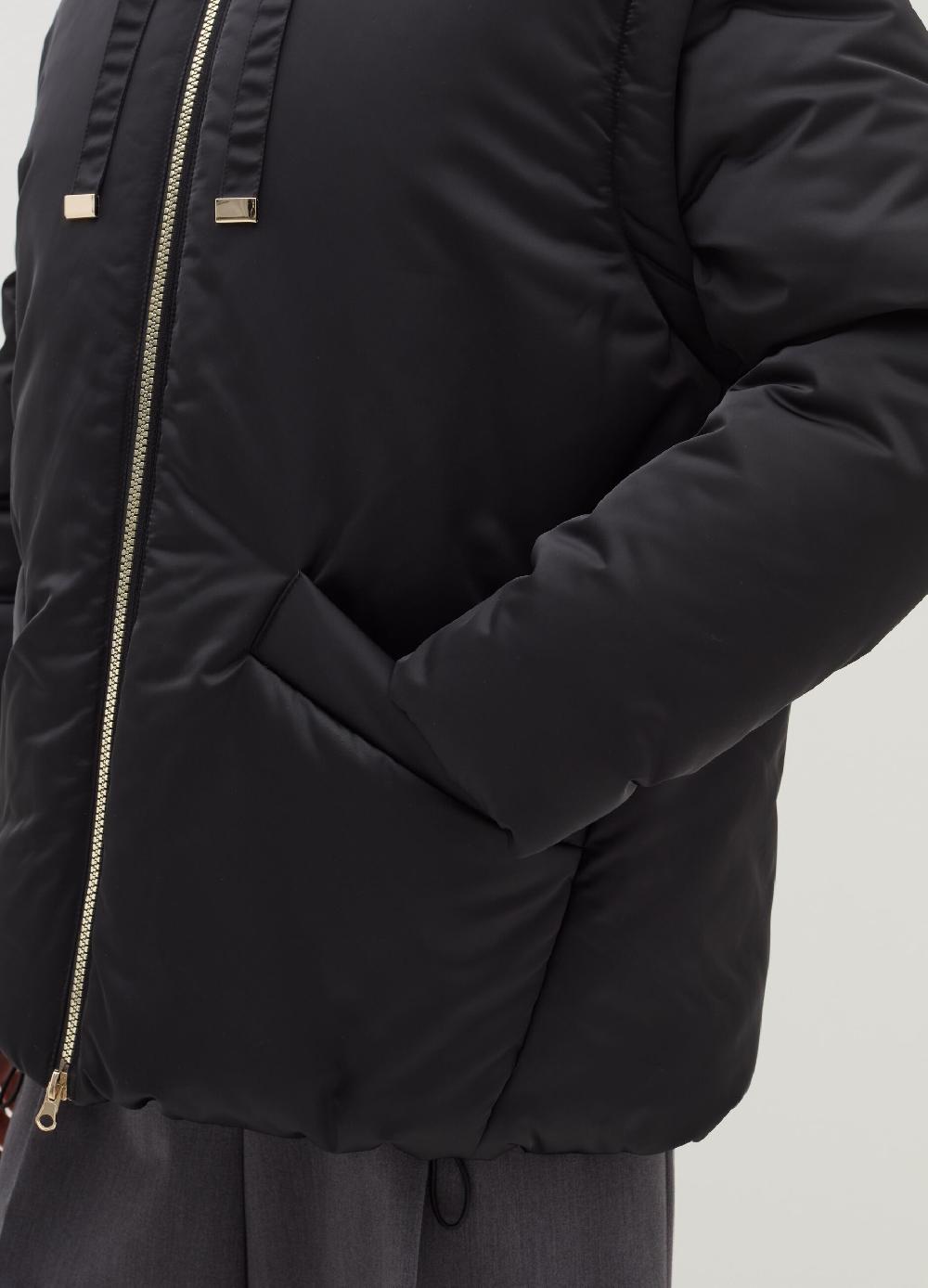 Stefanel Piumino corto effetto satin con maniche staccabili Promozione