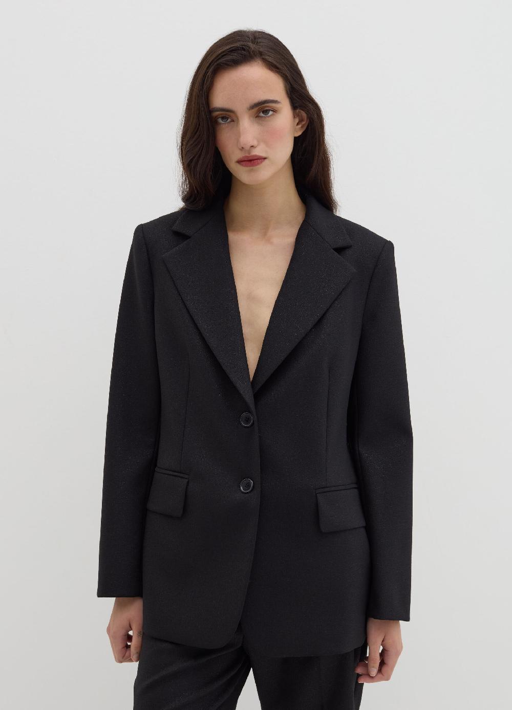 Stefanel Blazer monopetto con lurex Pezzi Unici