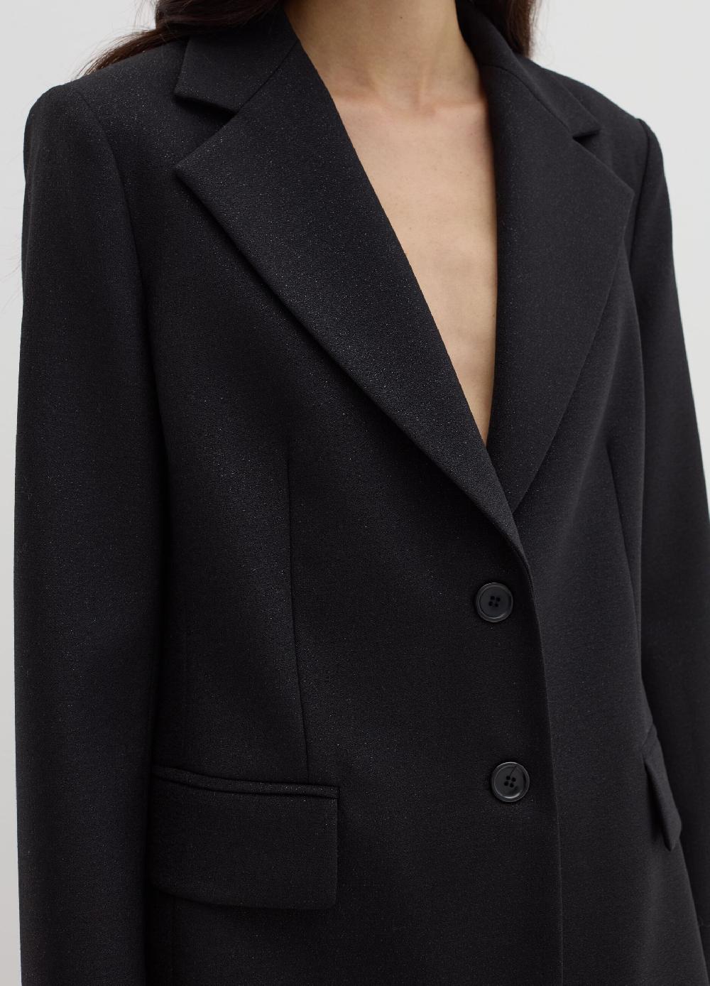 Stefanel Blazer monopetto con lurex Pezzi Unici