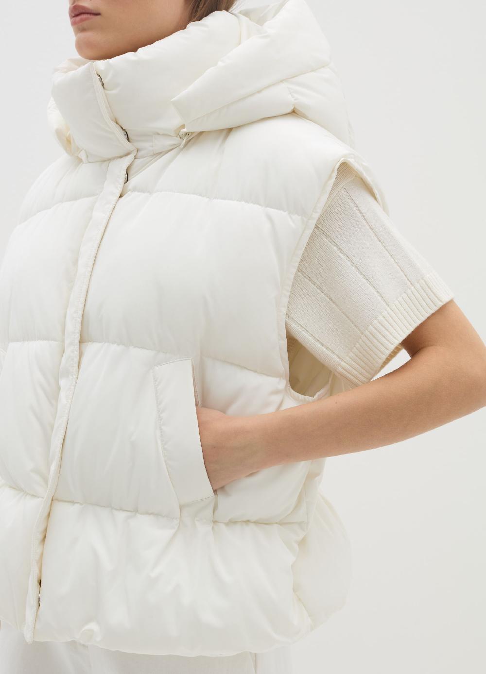 Stefanel Gilet imbottito con cappuccio rimovibile Soddisfazione Garantita