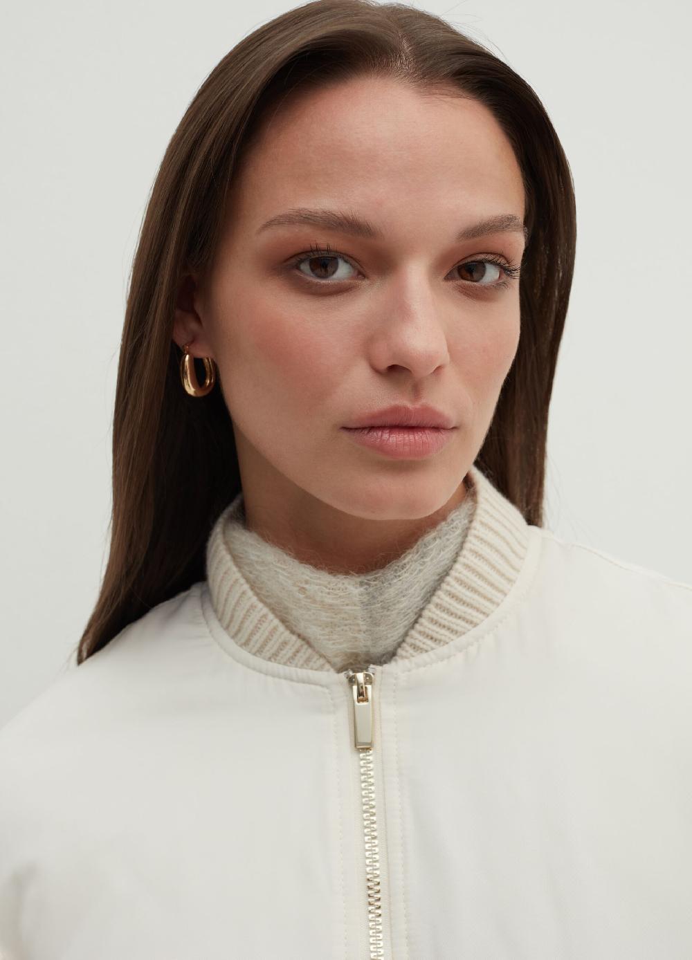 Stefanel Bomber oversize con maniche in maglia Offerta
