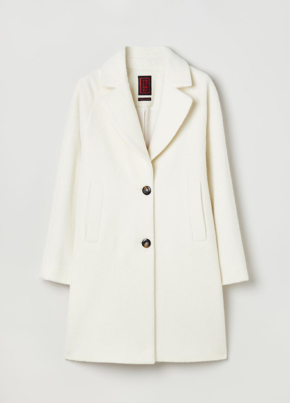Stefanel Cappotto sette ottavi in velour Economico