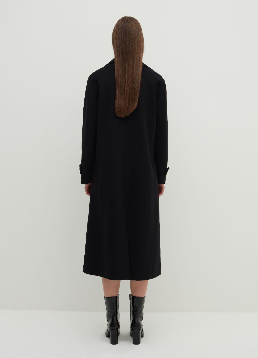 Stefanel Cappotto lungo doppiopetto con revers Outlet