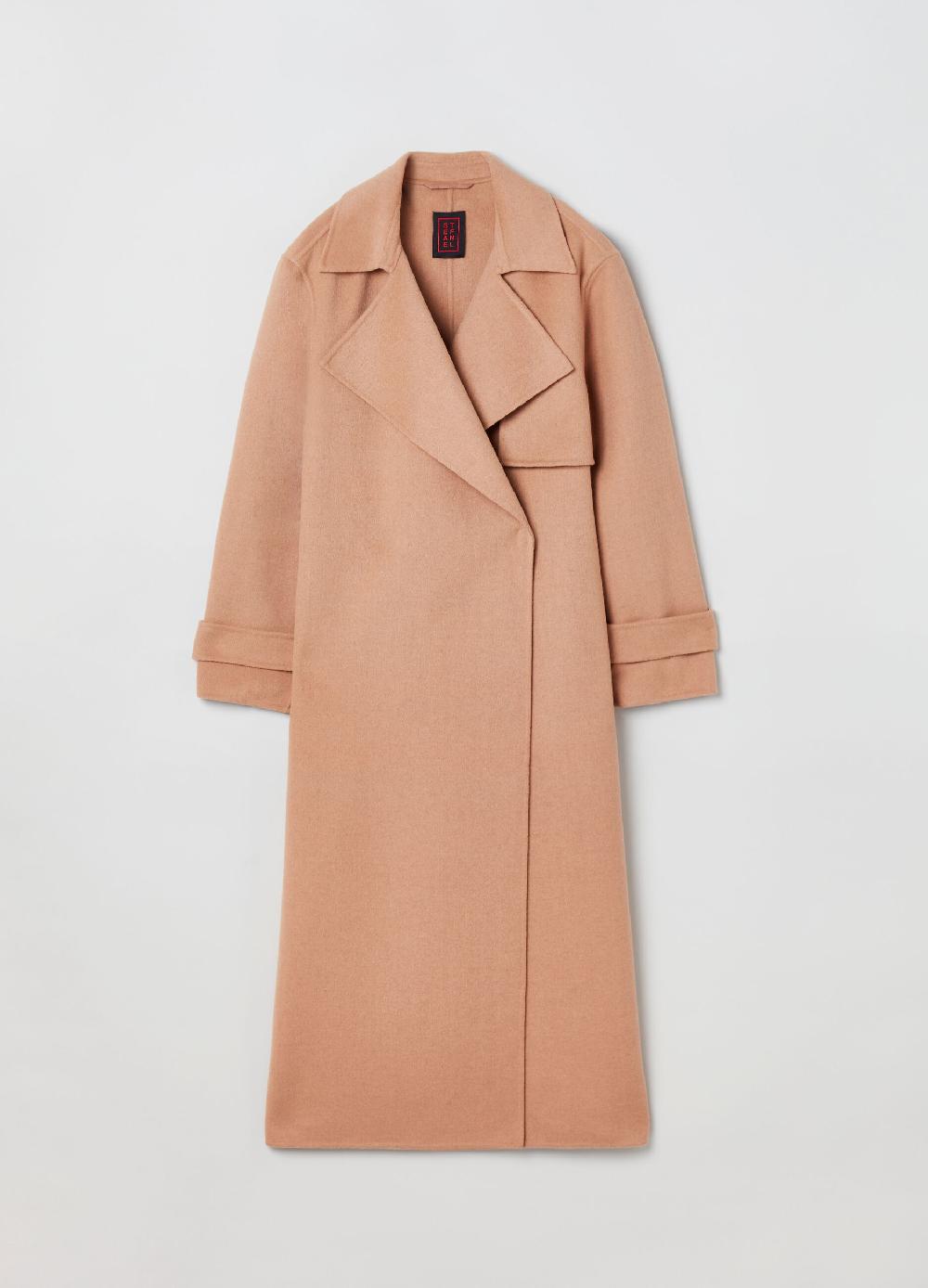 Stefanel Cappotto lungo doppiopetto con revers Hotsell