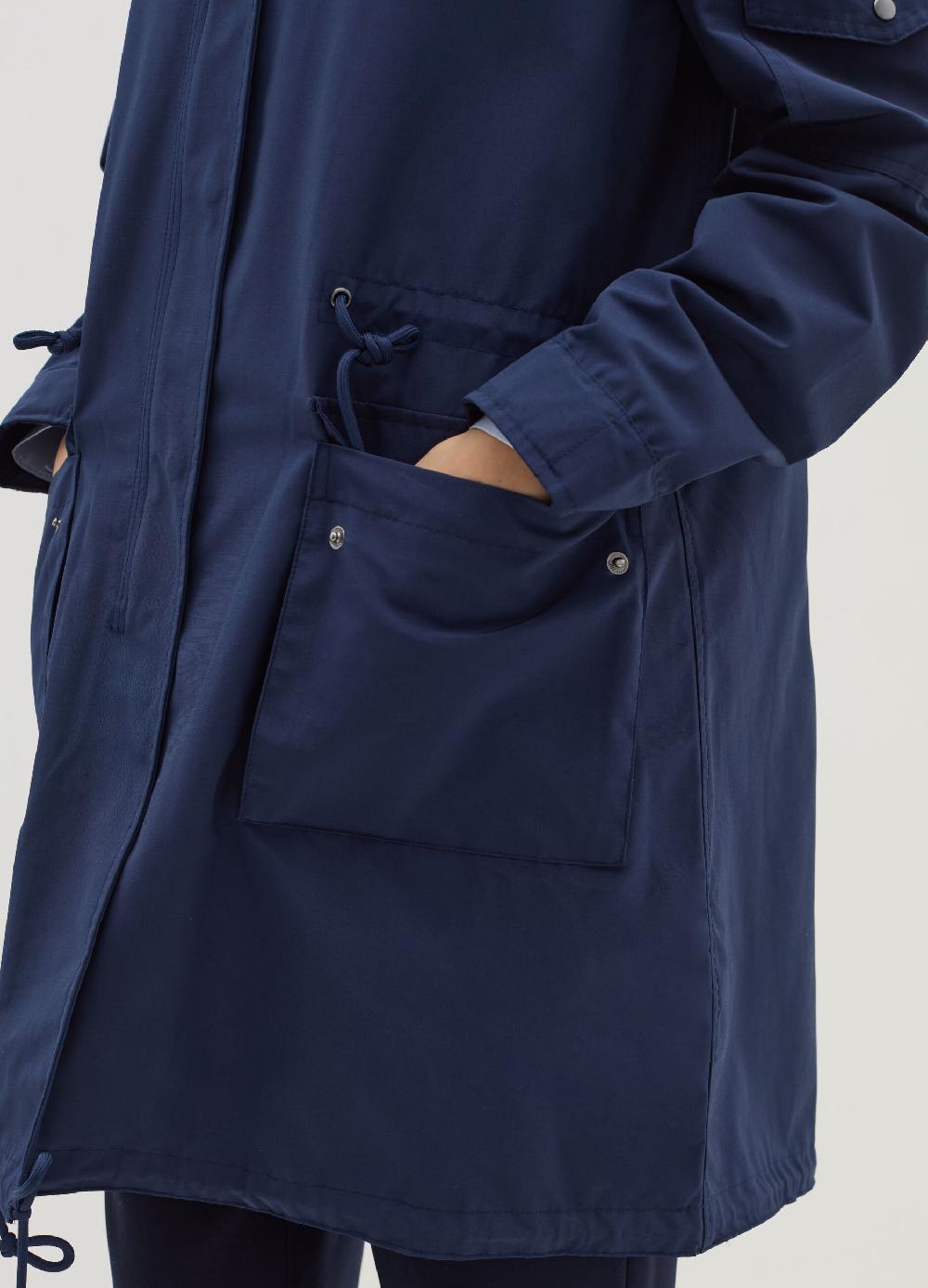 Stefanel Giacca lunga impermeabile con gilet interno Saldi Di Fabbrica
