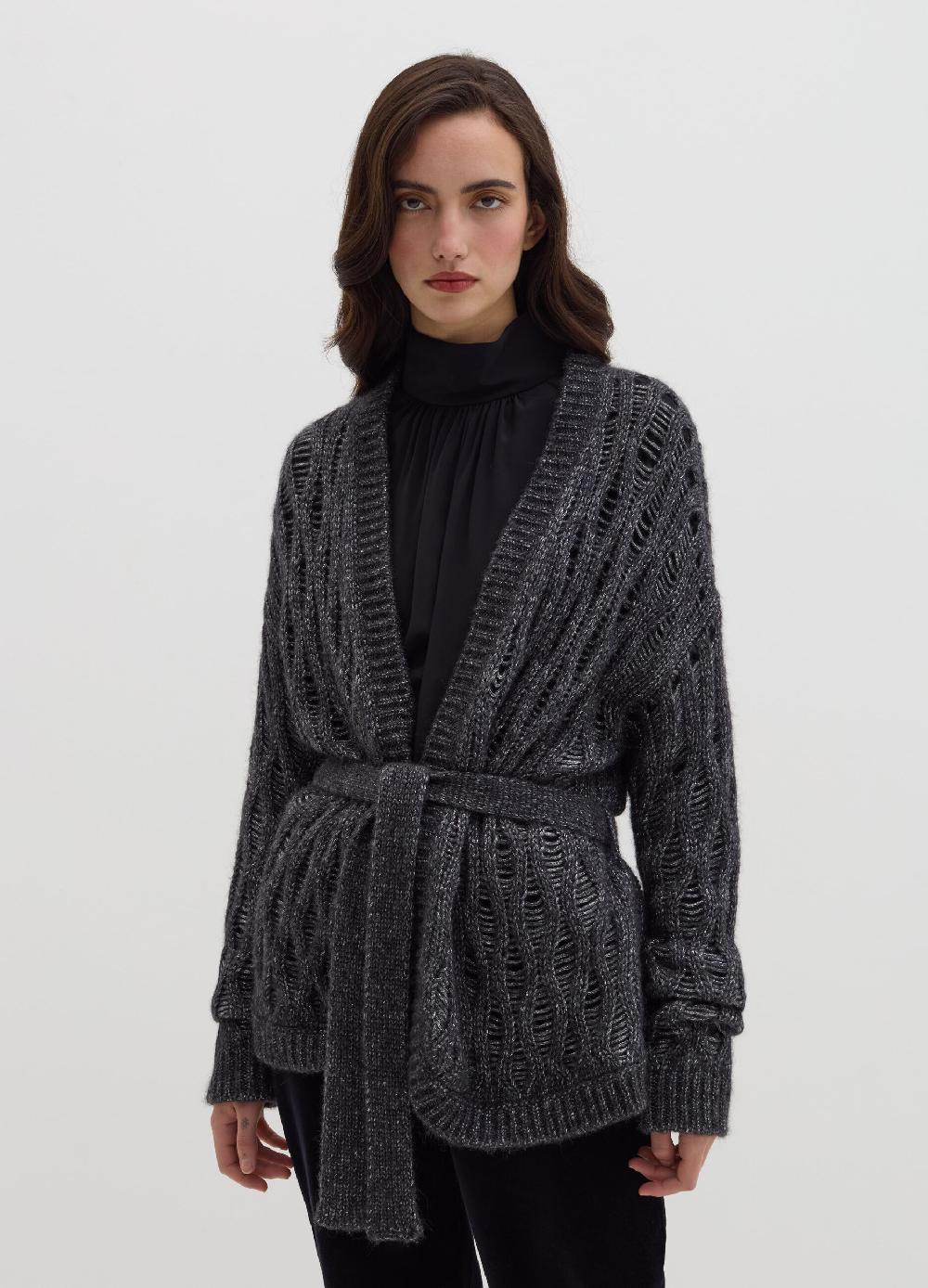 Stefanel Coatigan in lurex con cintura I Più Venduti