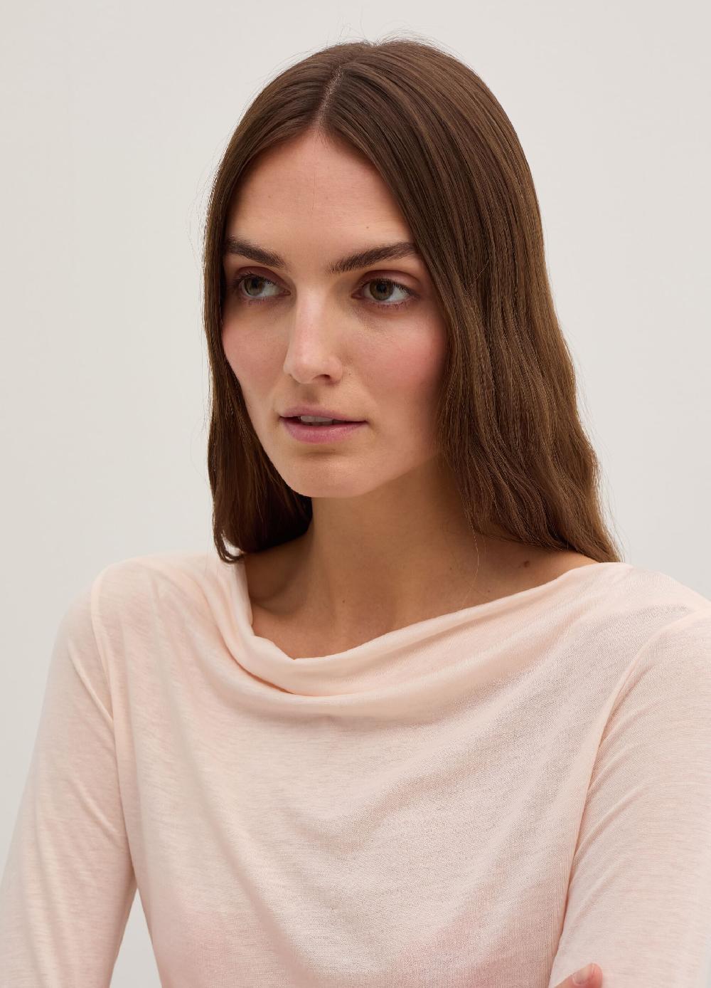Stefanel T-shirt a maniche lunghe in jersey Sconto di tempo limitato