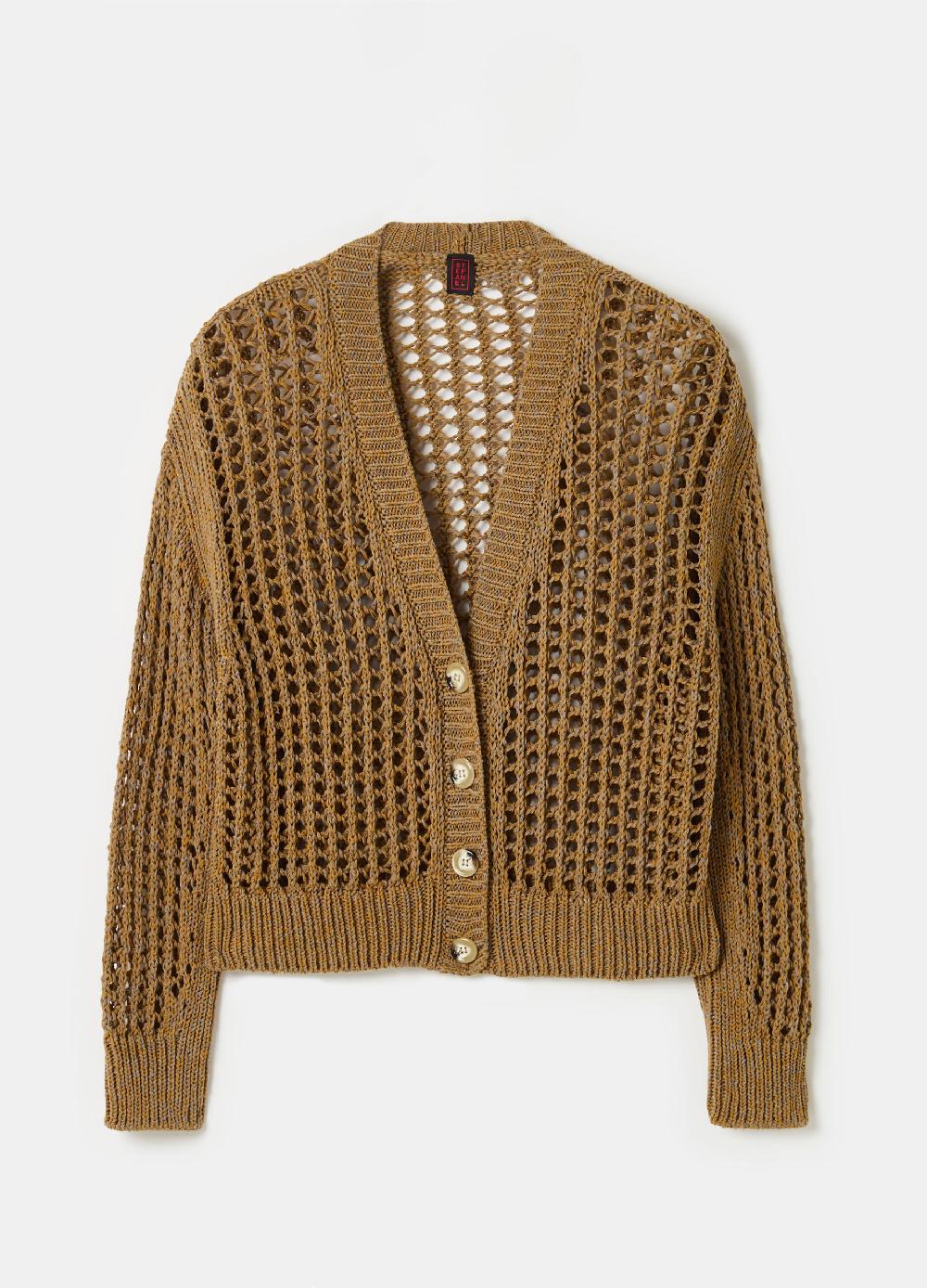 Stefanel Cardigan over trama forata effetto mouline Cyber Monday