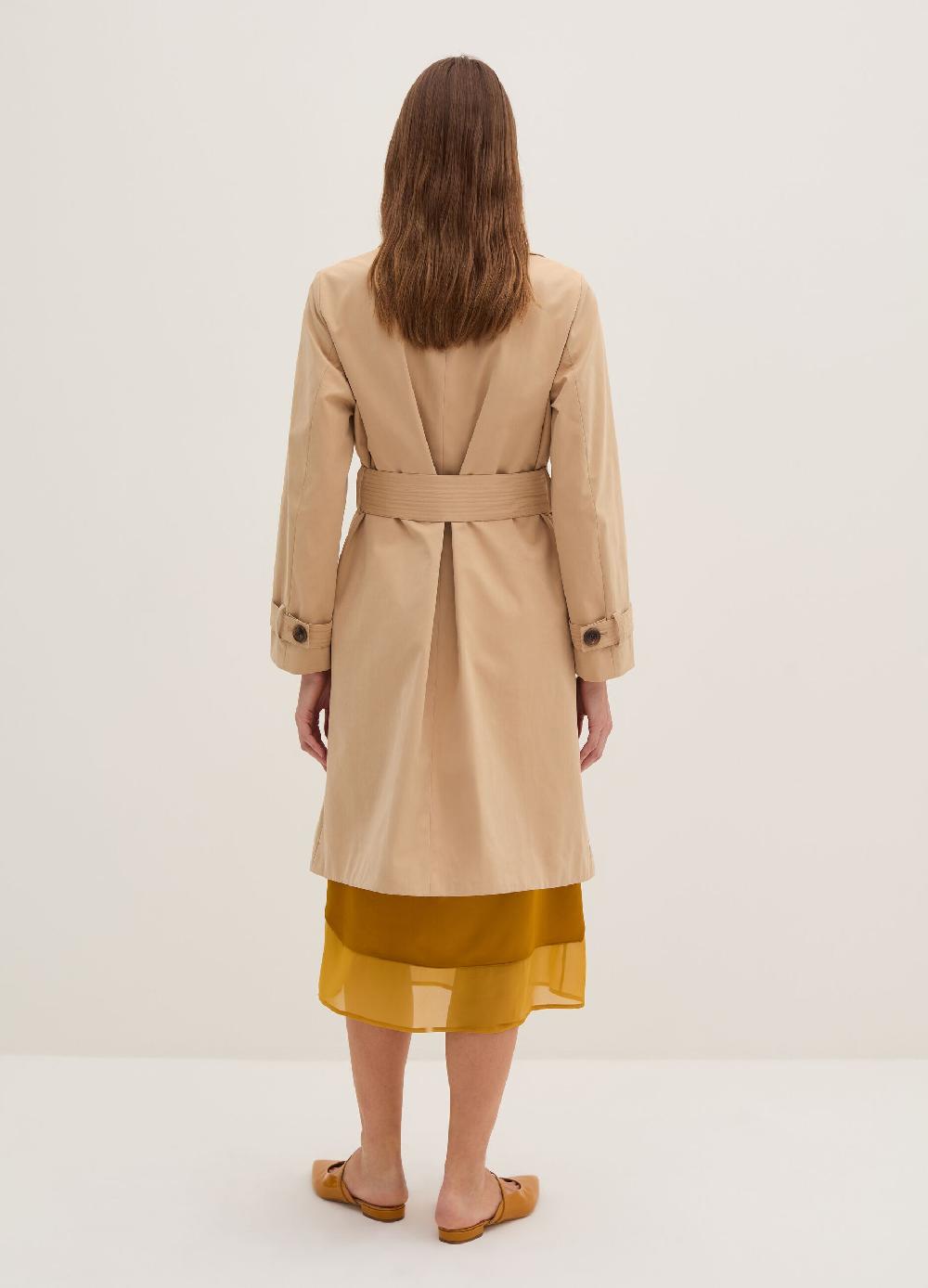 Stefanel Trench lungo con cintura Vendita calda