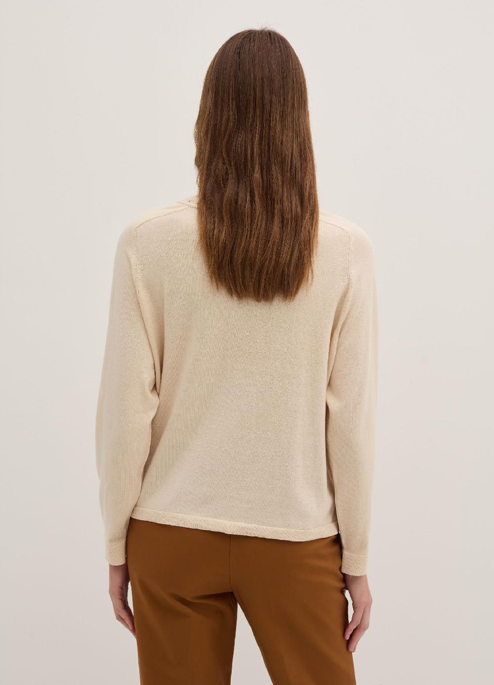 Stefanel Maglia con dettagli traforati scollo a V Latest fashion