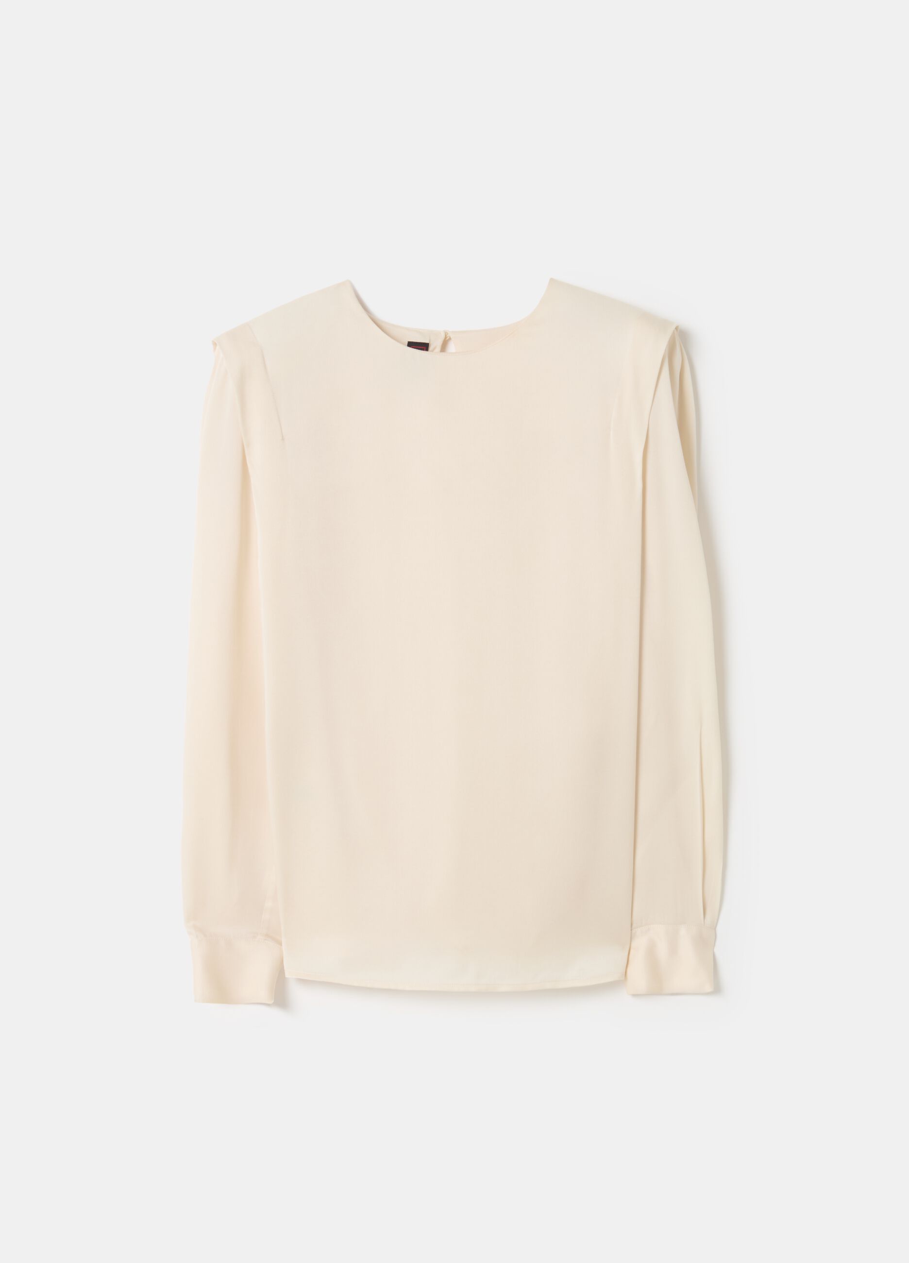 Stefanel Blusa in satin boxy fit Offerta temporanea