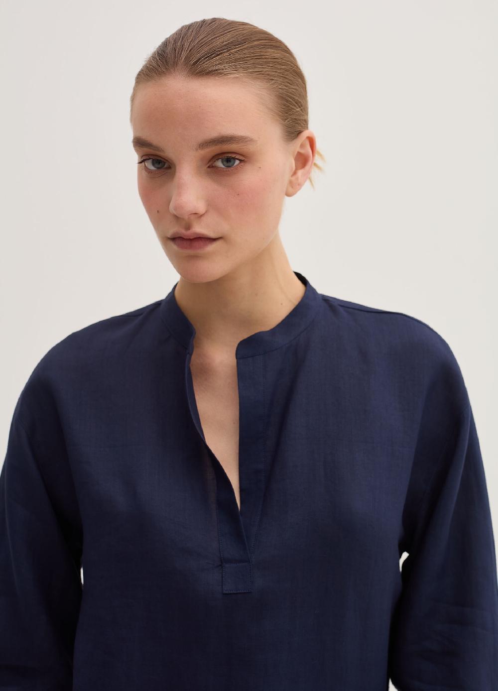 Stefanel Blusa over in ramie con laccetti Enormi risparmi