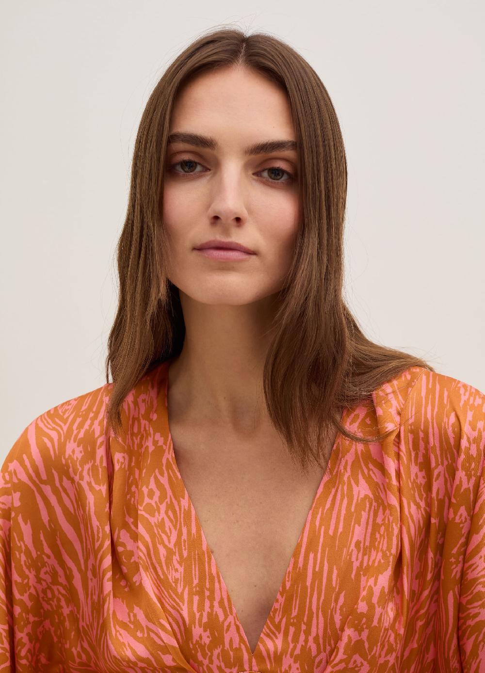 Stefanel Vestito corto in satin con stampa moire Super Saving Price