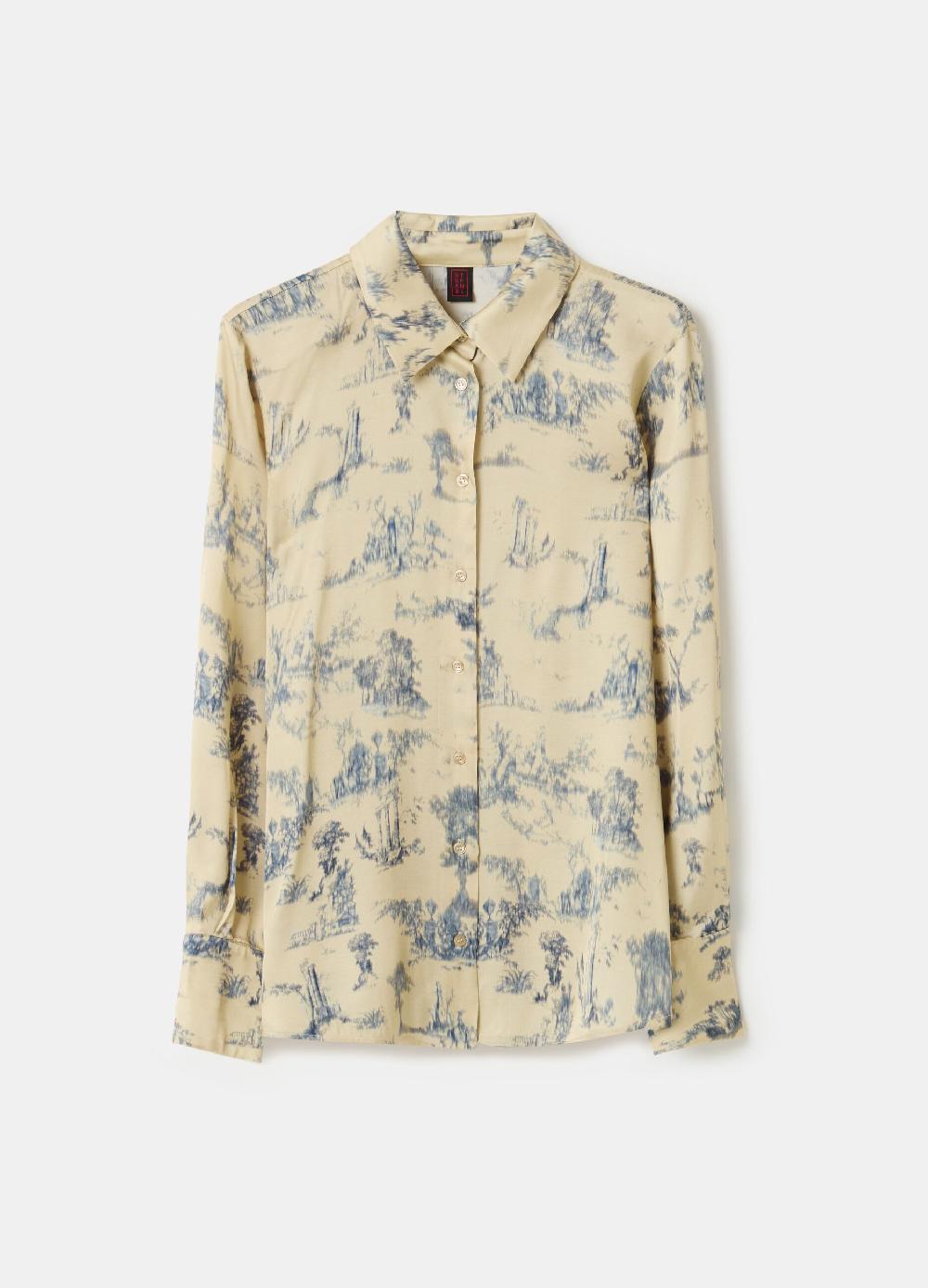 Stefanel Camicia stampata in satin Ultimi due giorni