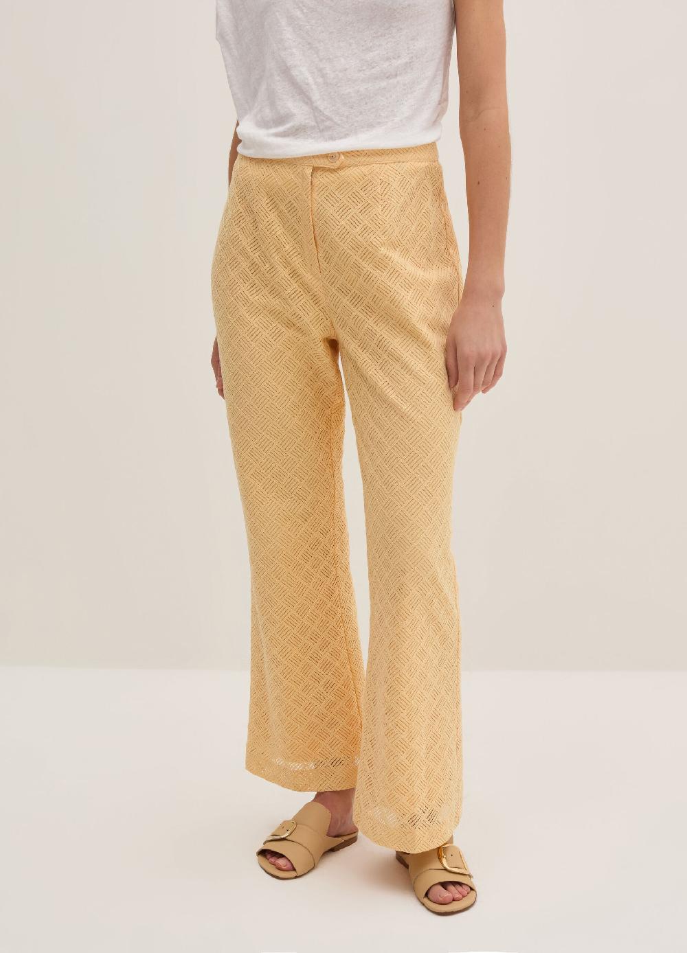 Stefanel Pantalone flare fit con motivo geometrico 50% di sconto per tempo limitato