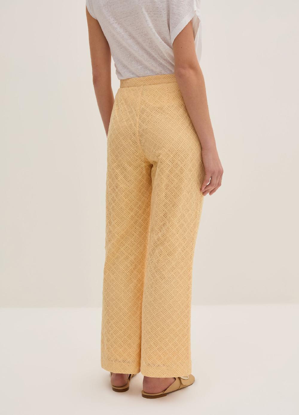 Stefanel Pantalone flare fit con motivo geometrico 50% di sconto per tempo limitato